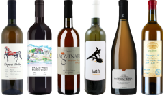 Gruzínské oranžové jantarové víno premium degustační balíček