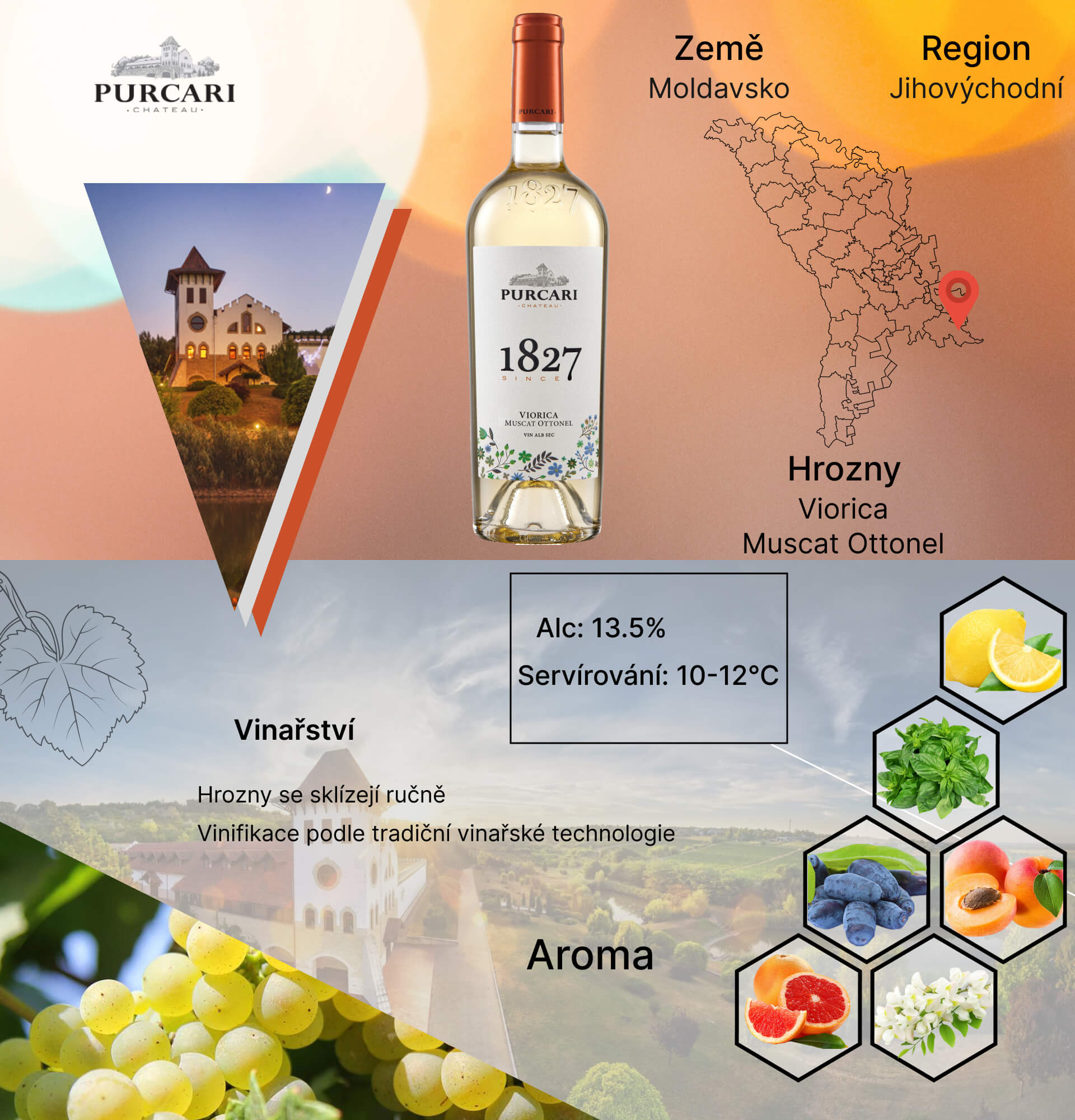 Chateau Purcari Viorica Muscat de Purcari
