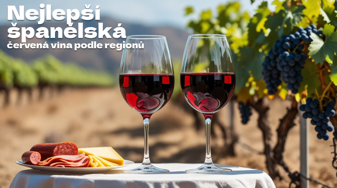 Nejlepší španělská červená vína podle regionů