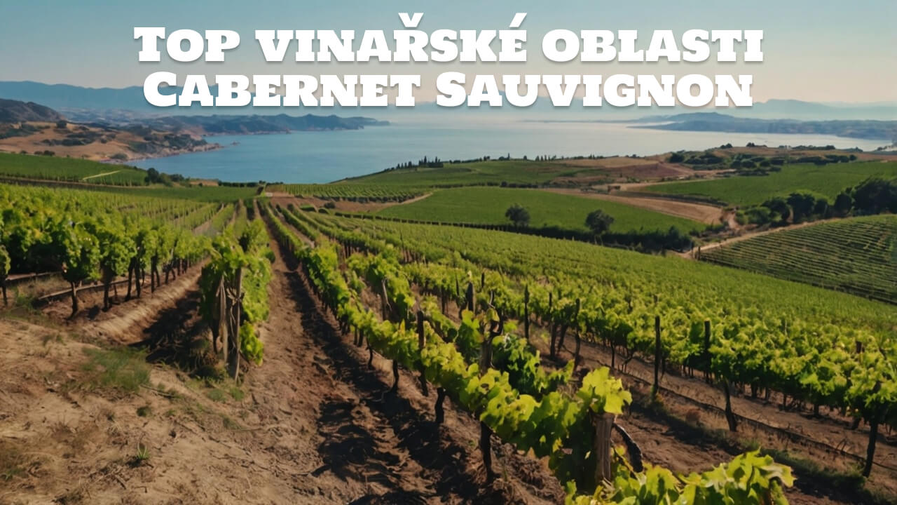 Top vinařské oblasti pro odrůdu Cabernet Sauvignon