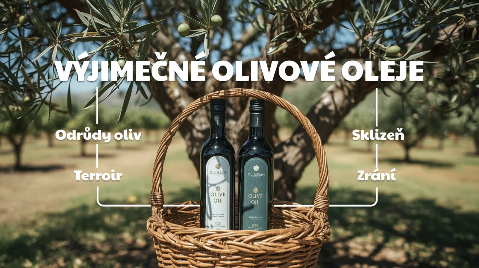 VÝJIMEČNÉ OLIVOVÉ OLEJE